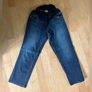 Indigo Blue Maternity Jeans Size L 22 Inseam
